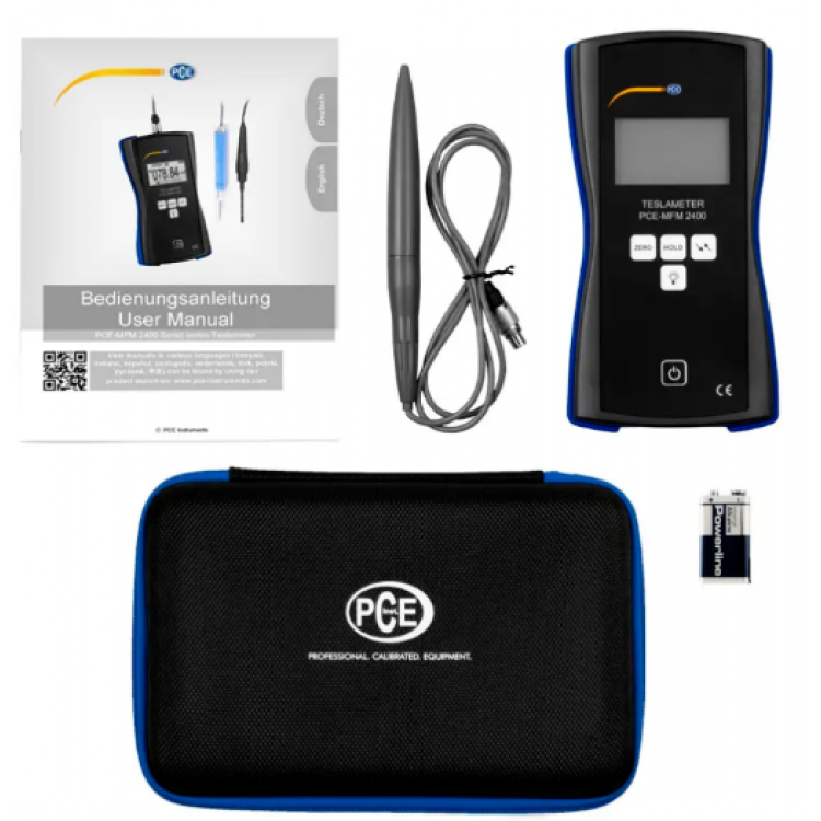 PCE-MFM 2400 Gaussmetre | Mıknatıs Test Cihazı | Yüksek Hassasiyet