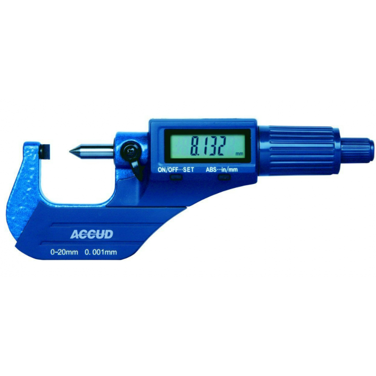 ACCUD Dijital Kenar Yüksekliği Mikrometresi 0-20mm  | 319-001-03