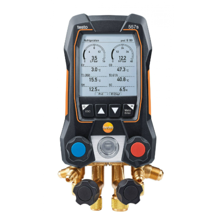 Testo Akıllı Dijital Manifold Seti '4 Yollu Valf'  | Testo 557S