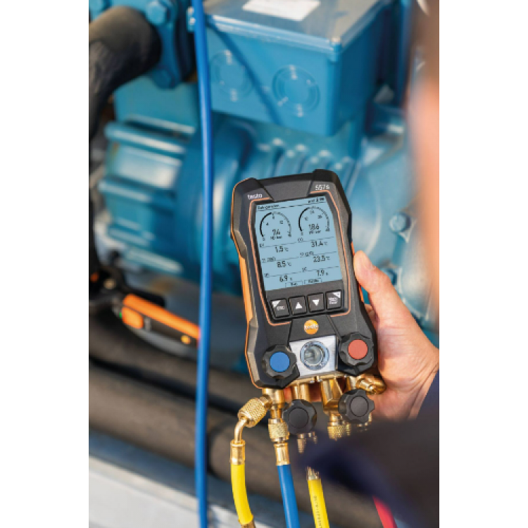 Testo Akıllı Dijital Manifold Seti '4 Yollu Valf'  | Testo 557S