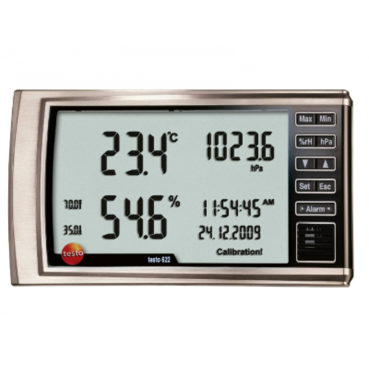 Testo 622 Nem Sıcaklık ve Basınç Ölçer "Alarmlı"