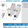 ACCUD Manyetik V-Blok Seti  | 635-070-01