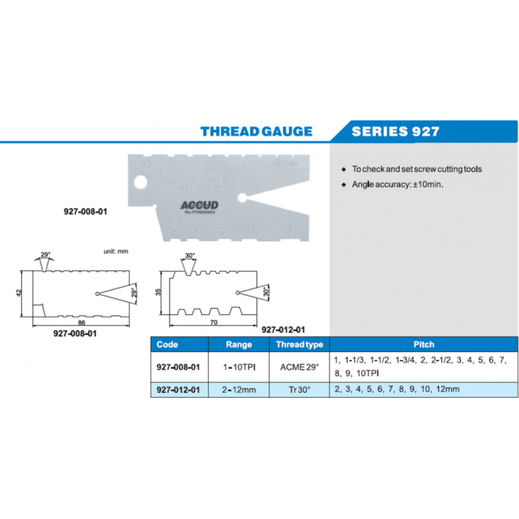 ACCUD Diş Mastarı   | 927-008-01