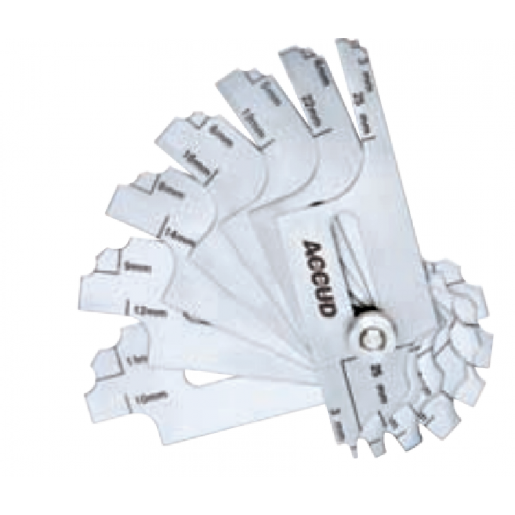 ACCUD Kaynak Şerit Mastarı  | 977-025-01