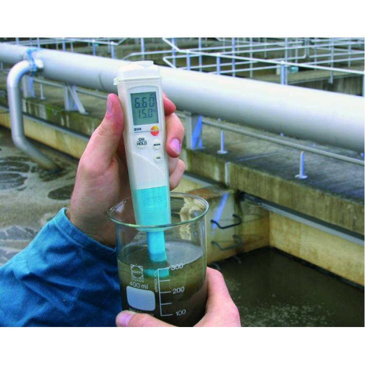 Testo pH ve Sıcaklık Ölçüm Cihazı Çantalı Set  | Testo 206