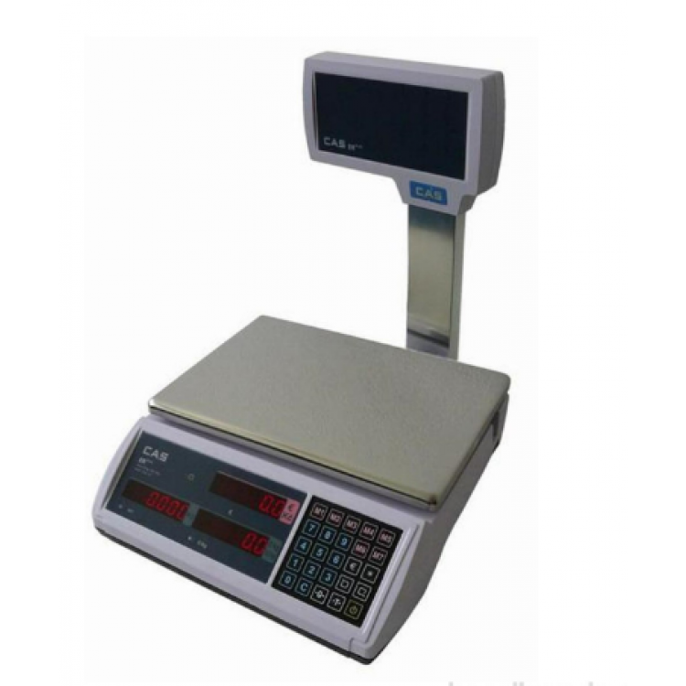 CAS ER-JR Boyunlu F.Hesaplamalı Ve ECR Terazi 15 Kg/2-5gr (Onaylı)