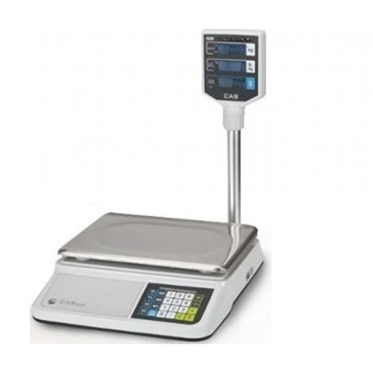CAS PRII-30CP LCD/LED F.Hesaplamalı Ve ECR Terazi 30 Kg / 5-10 gr