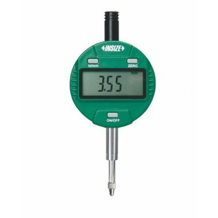 INSIZE Dijital Komparatör Saati - Otomatik Kapanmaz, Düz Kapaklı 12.7mm/0.5'' | 2113-101F