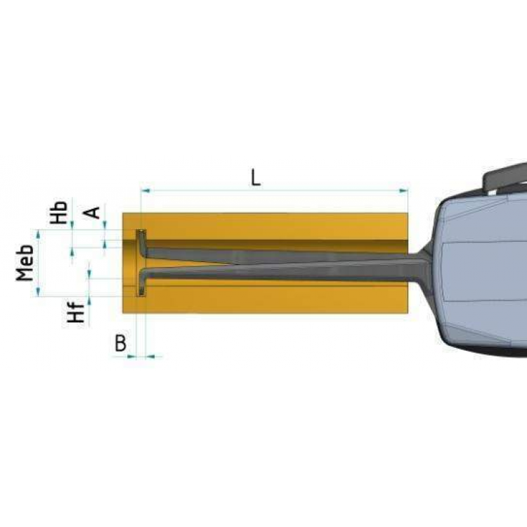 Kroeplin Dijital İç Çap Kanal Komparatörü '60-80 mm' | L260