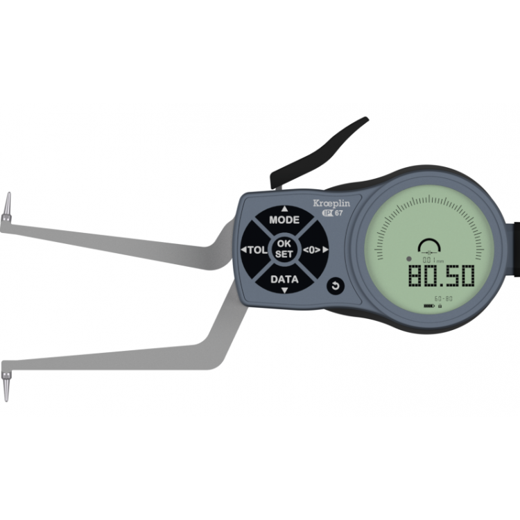 Kroeplin Dijital İç Çap Kanal Komparatörü '60-80 mm' | L260