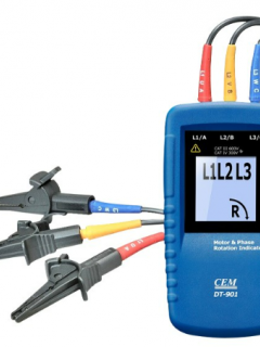 Cem DT-901 Faz Sırası Ölçüm Cihazı